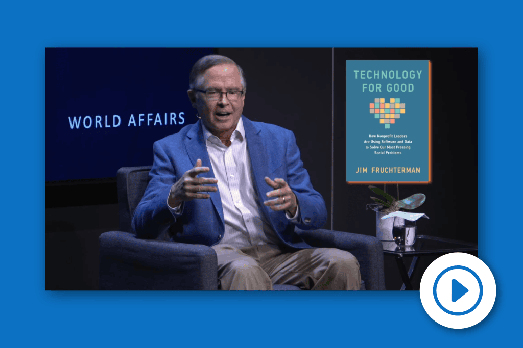 Jim Fruchterman talking about his new book at the Commonwealth Club of California