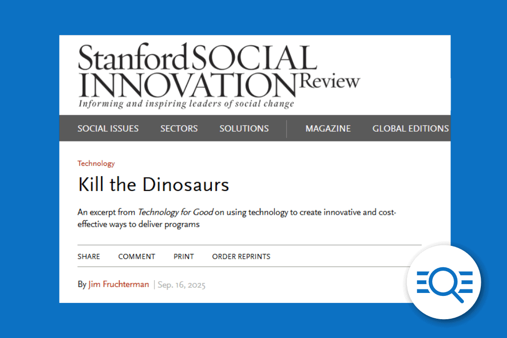 Kill the Dinosaurs excerpt on SSIR