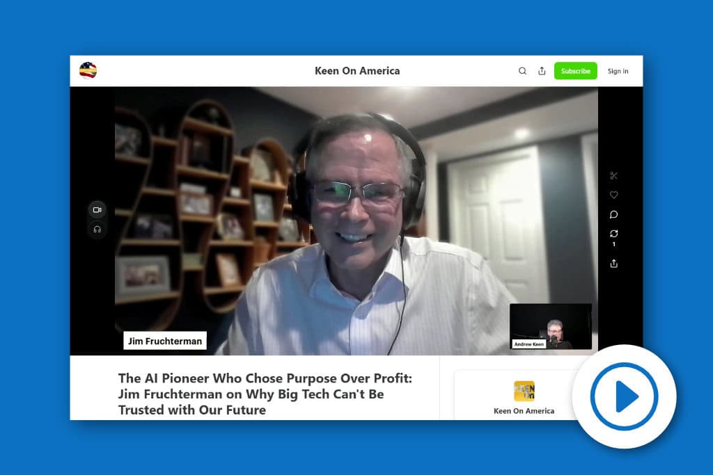 Jim Furchterman being interviewed by Andrew Keen