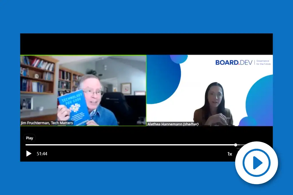 Jim Fruchterman speaks with Alethea Hanneman