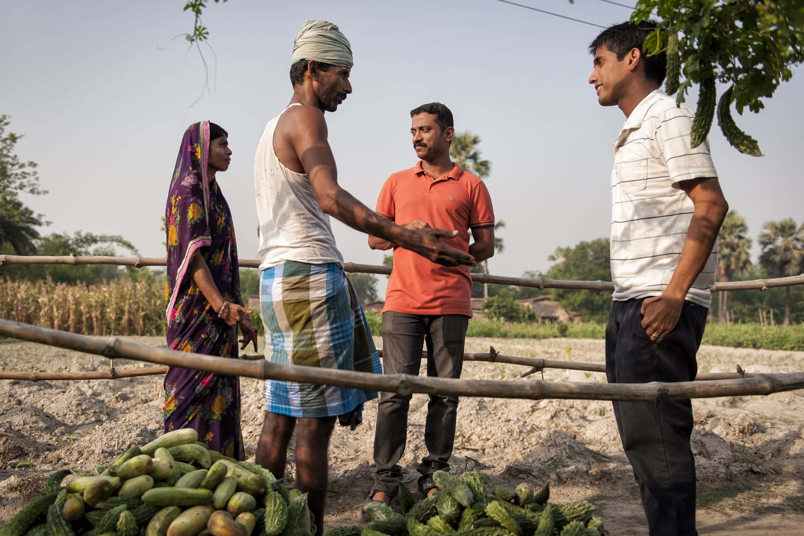 Digital Green's Rikin Gandhi meets local innovators on a farm in India