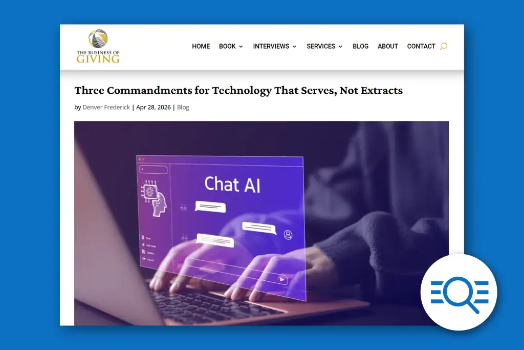 Three commandments for technology that serves and not extracts